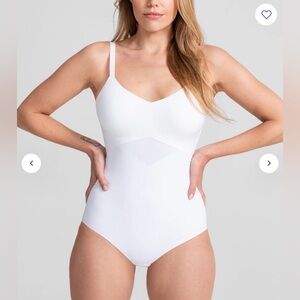 NWT Honeylove Cami Bodysuit L white